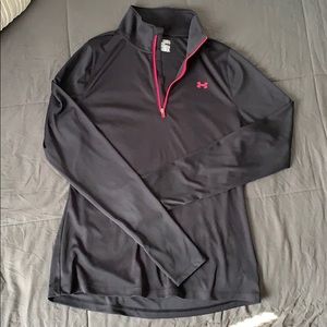 Black under armour quarter zip